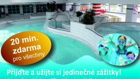 Hradecké aquacentrum o podzimních prázdninách s bonusem