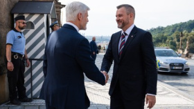 Prezident Peter Pellegrini na oficiální návštěvě České republiky
