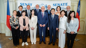 Společné jednání vedení Senátu s místopředsedou taiwanského Legislativního dvora