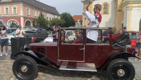 Zlatí hokejisté přivezli ukázat trofej do Kadaně