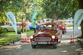 Veteránská jízda zaměstnanců Škoda Auto