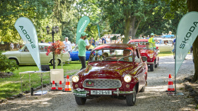 Veteránská jízda zaměstnanců Škoda Auto