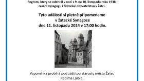 „Křišťálová noc“ v žatecké synagoze